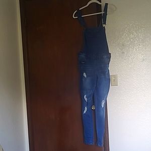 Medium Wax Jean Overalls